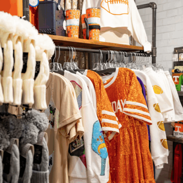 tn vols gear at the market on the square cookeville