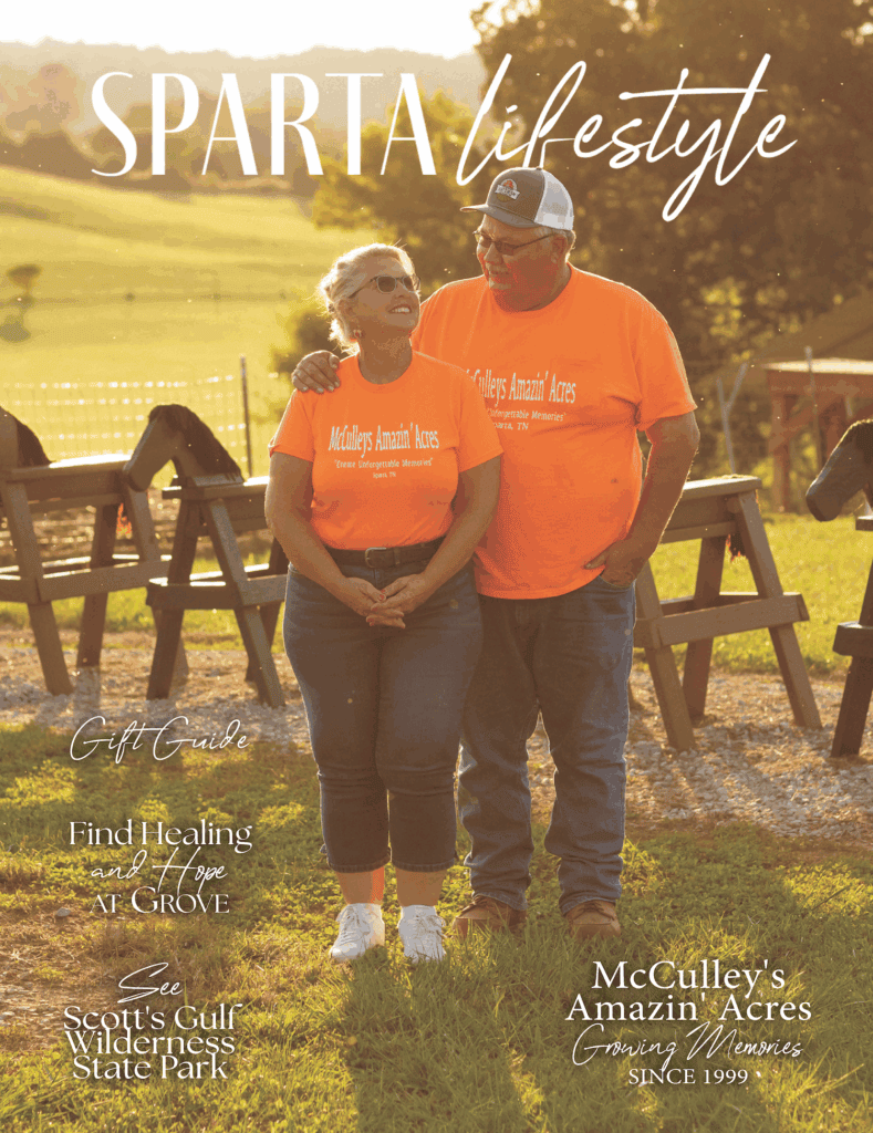 sparta magazine cover featuring amazin acres