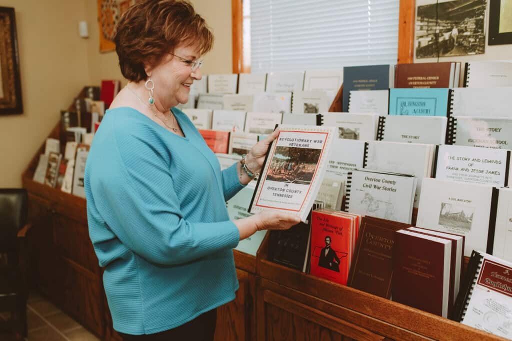 Paula Stove, co-author of Revolutionary War Veterans in Overton County.