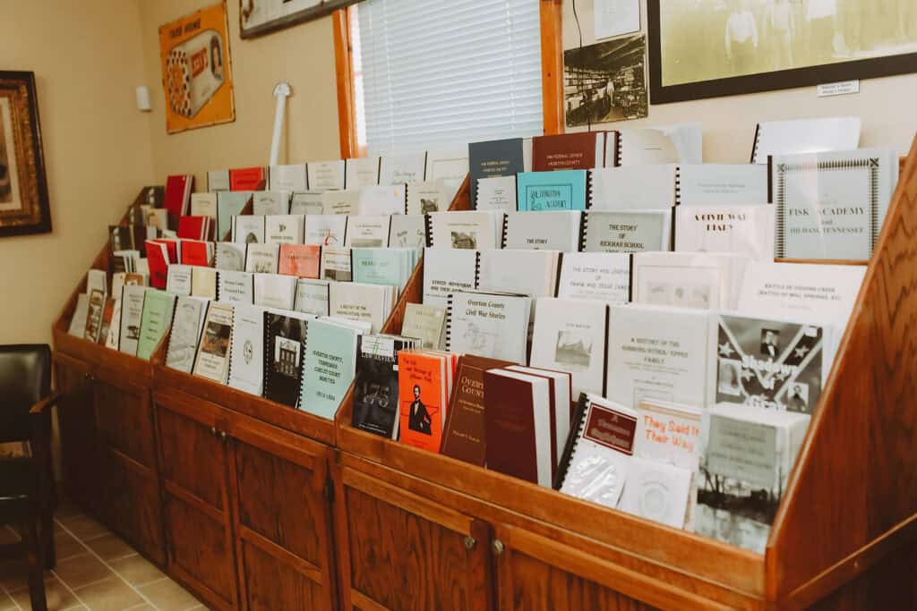 History Books, Local Authors at Overton County Heritage Museum